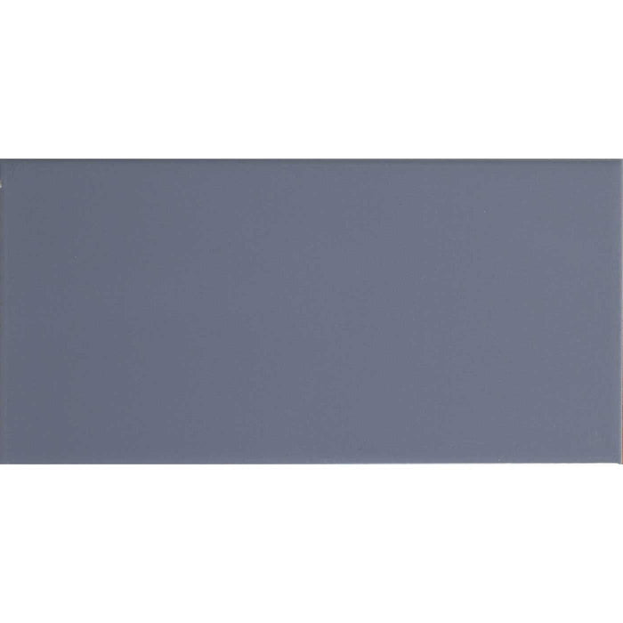Sample 10x20cm Flat Gloss Grey Plata Brick Tile-sample-sample-tile.co.uk