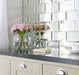 Silver Mirror Bevel Decorative Glass wall tile 10x20cm-Glass Tiles-Original Style-tile.co.uk