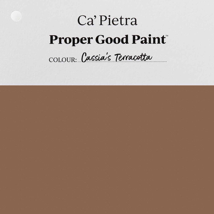Ca Pietra Cassia's Terracotta Proper Good Paint-Paint-Ca Pietra-tile.co.uk
