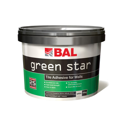 Bal 15kg Green Star Wall tile Adhesive-Adhesive-Bal-tile.co.uk