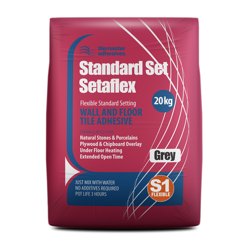 Kerakoll 20kg Setaflex Grey Standard Tile Adhesive-Adhesive-Kerakoll-tile.co.uk