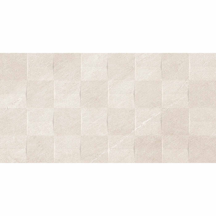 Alps Cream Concept Decor wall tile 31x61cm-Ceramic wall tile-Keraben-tile.co.uk