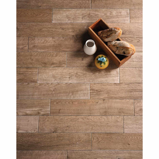 Chatham Walnut tile 9.8x50cm-Wood effect tile-Ca Pietra-tile.co.uk