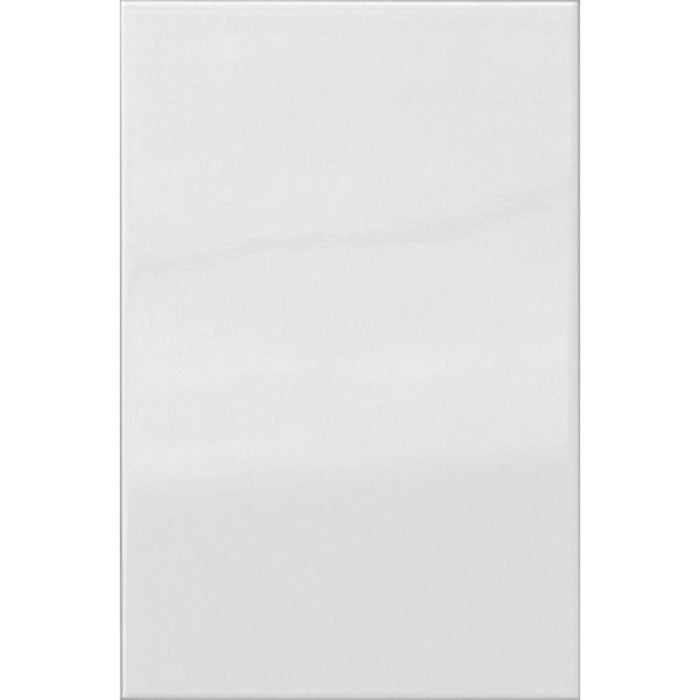 Sample 25x40cm Opaque gloss white wall tile 9505-sample-sample-tile.co.uk