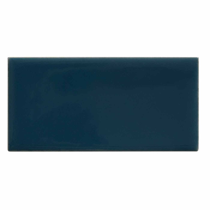 Tunstall Peacock Blue Brick tile 6.2x12.5cm-Ceramic wall tile-Ca Pietra-tile.co.uk