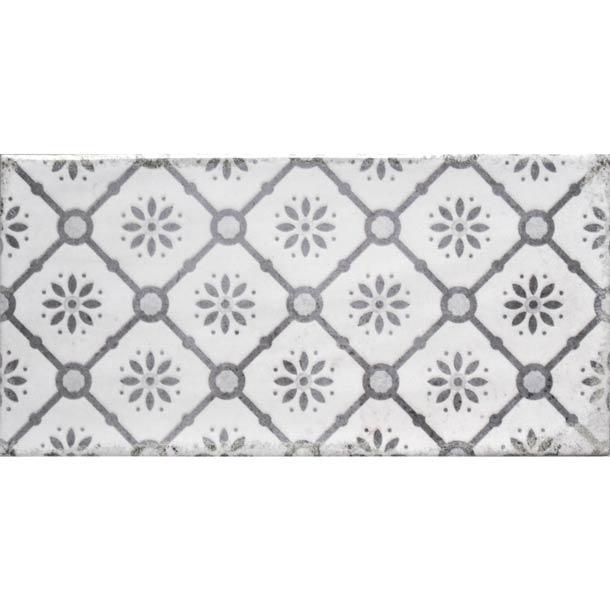 Vita Nebbia Decor Brick tile 10x20cm-Brick style tiles-Fabresa-tile.co.uk