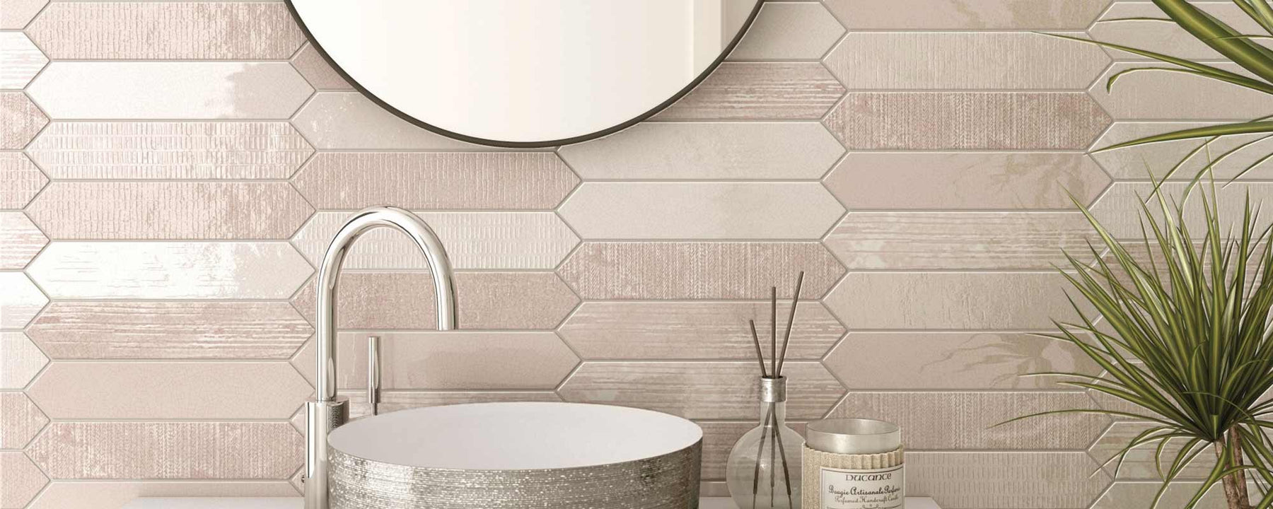 Accent Wall Ideas for Kitchens and Bathrooms