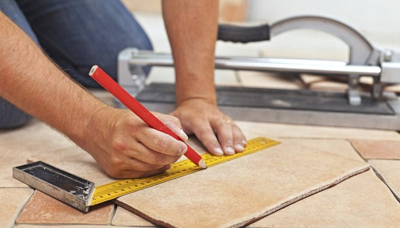 Image of How to cut tiles - the first cut isn’t the deepest