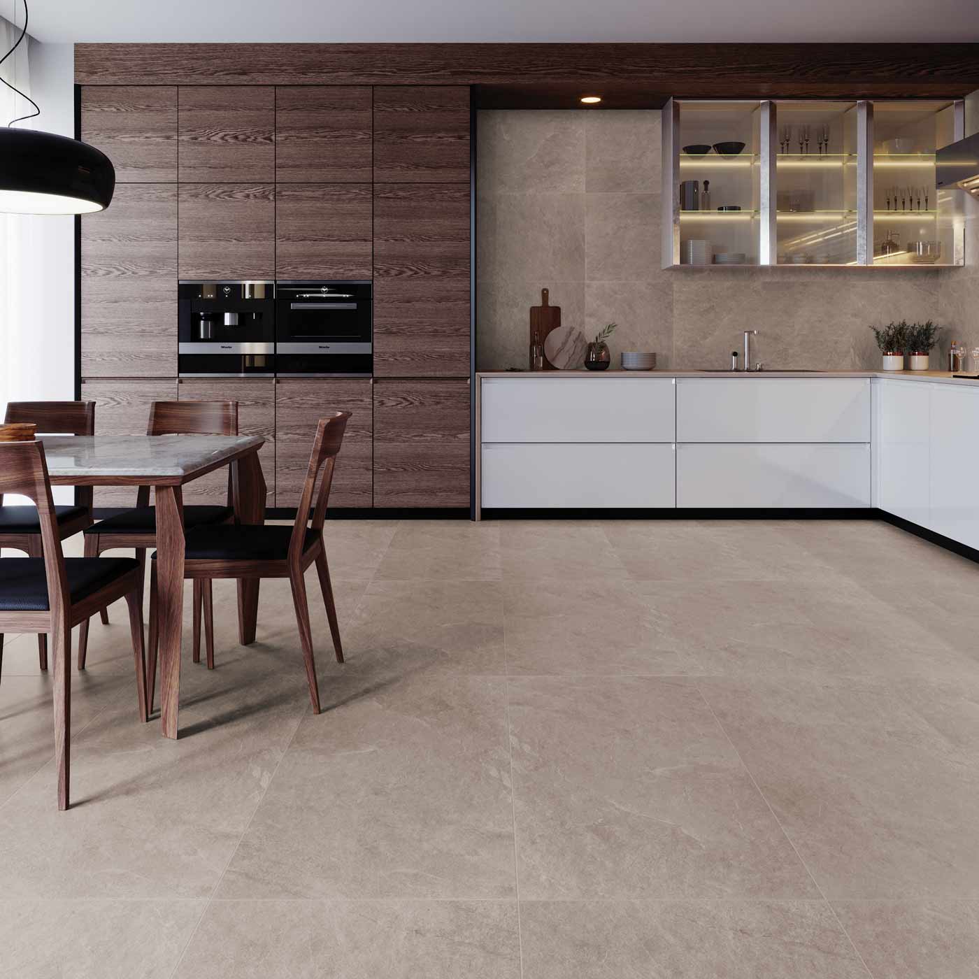 Image of Kitchen floor tiles