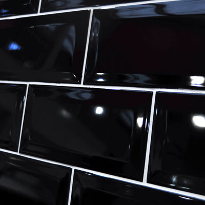 Image of Black Bathroom Tiles