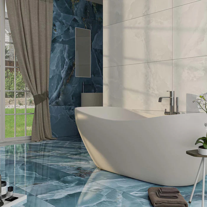 Onyx Effect Bathroom Tiles