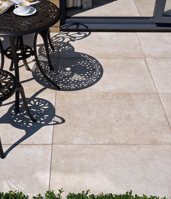 Image of Beige Outdoor Tiles