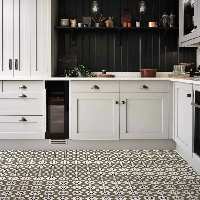 Victorian Kitchen Tiles Dorchester Diamonds Black Victorian Tile 25cm