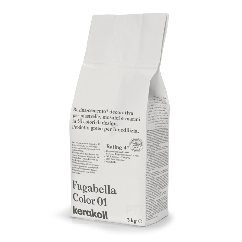 Image of Kerakoll Fugabella 3kg Color Resin-Cement High Flexibility Rapid Wall & Floor tile Grout-Grout-Kerakoll-tile.co.uk