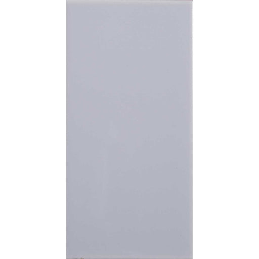 Sample 10x20cm Flat Gloss Light Grey Brick Tile-sample-sample-tile.co.uk