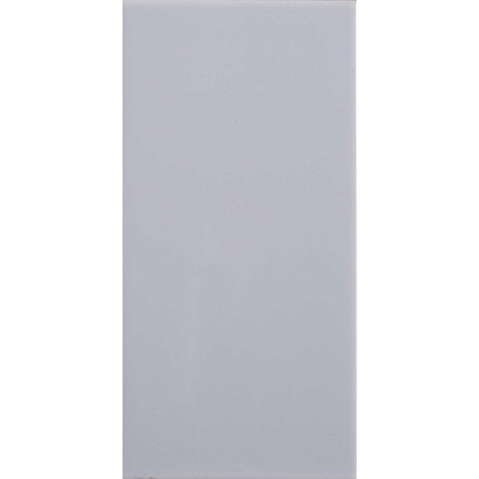 Sample 10x20cm Flat Gloss Light Grey Brick Tile-sample-sample-tile.co.uk