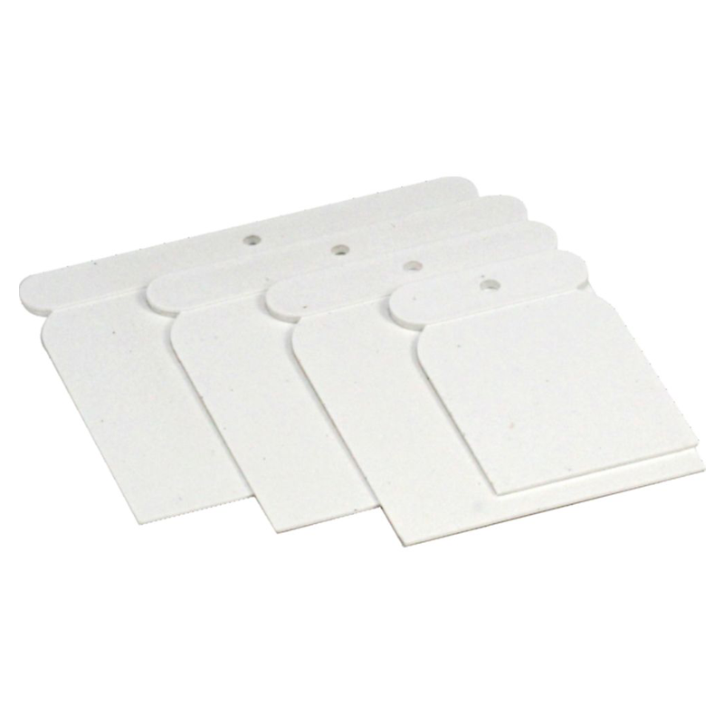 Image of Kubala Plastic Spatula 4pc Set for Resin-Spatula-Kubala-tile.co.uk