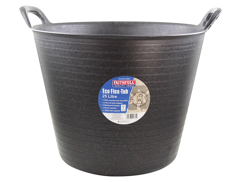 Image of Eco Flex Tubs Black-Tools-Faithful Tools-Tile.co.uk