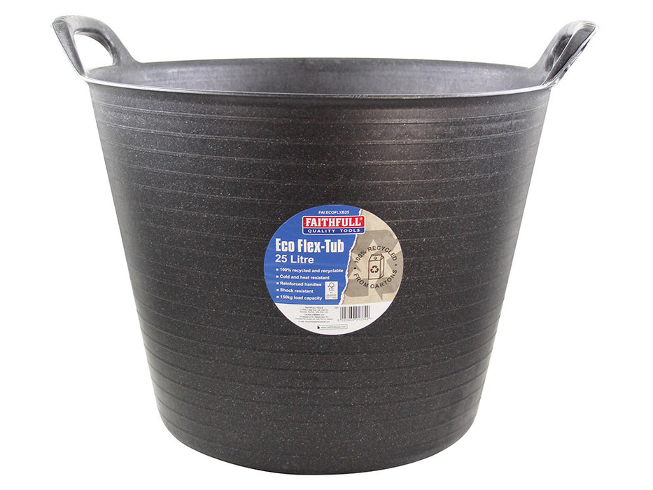 Eco Flex Tubs Black-Tools-Faithful Tools-Tile.co.uk