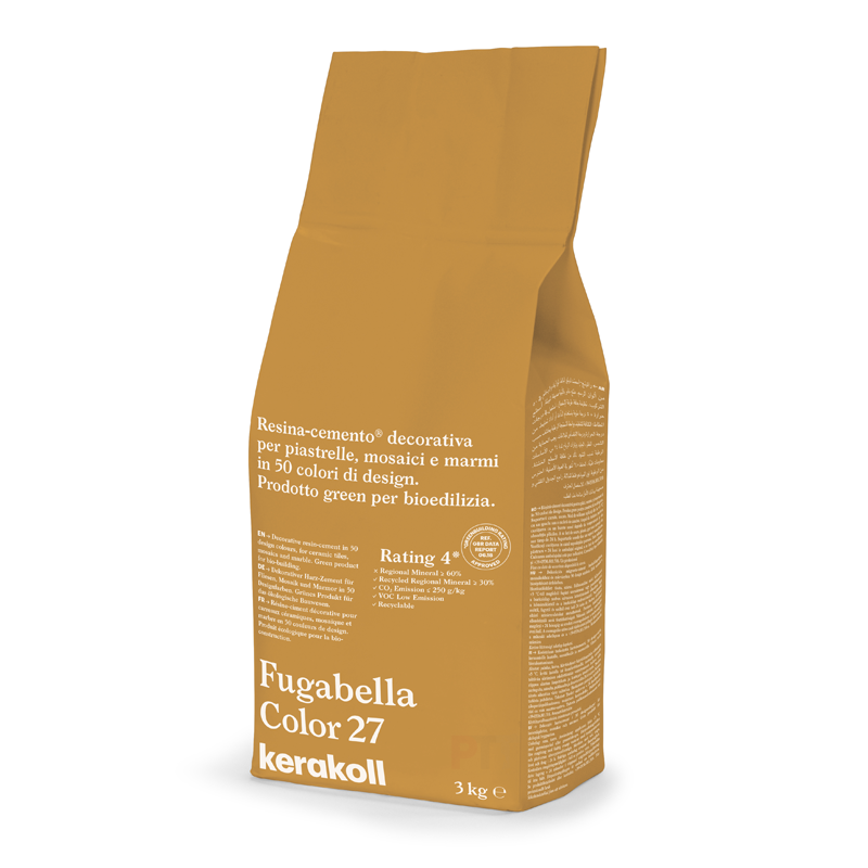 Image of Kerakoll Fugabella 3kg Color Resin-Cement High Flexibility Rapid Wall & Floor tile Grout-Grout-Kerakoll-tile.co.uk