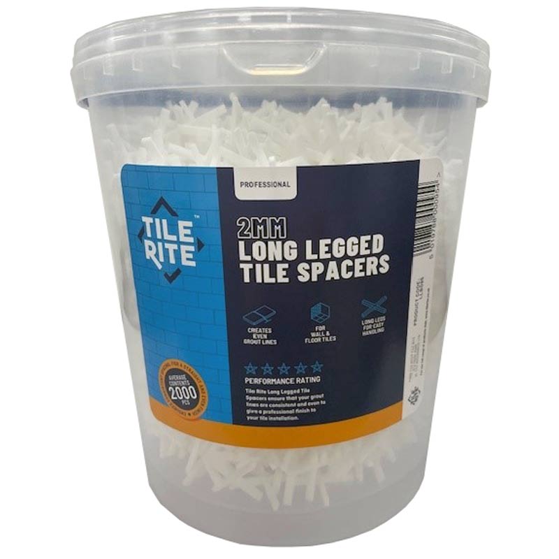 Image of 2mm Long Leg Tile Spacer Buckets-Spacer-Tile Rite-Tile.co.uk