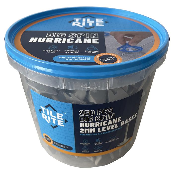 Tile Rite 2MM BIG SPIN HURRICANE STANDARD BASE 3-15MM — Tile.co.uk