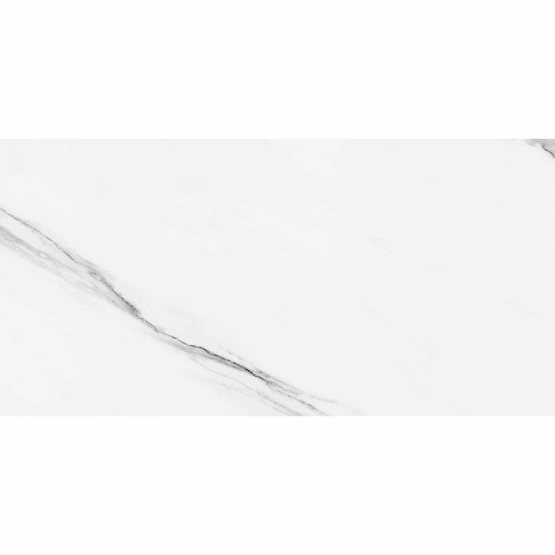 Image of Statuary Blanco Polished Porcelain tile 30x60cm-Porcelain tile-Geotiles Ceramica-Tile.co.uk