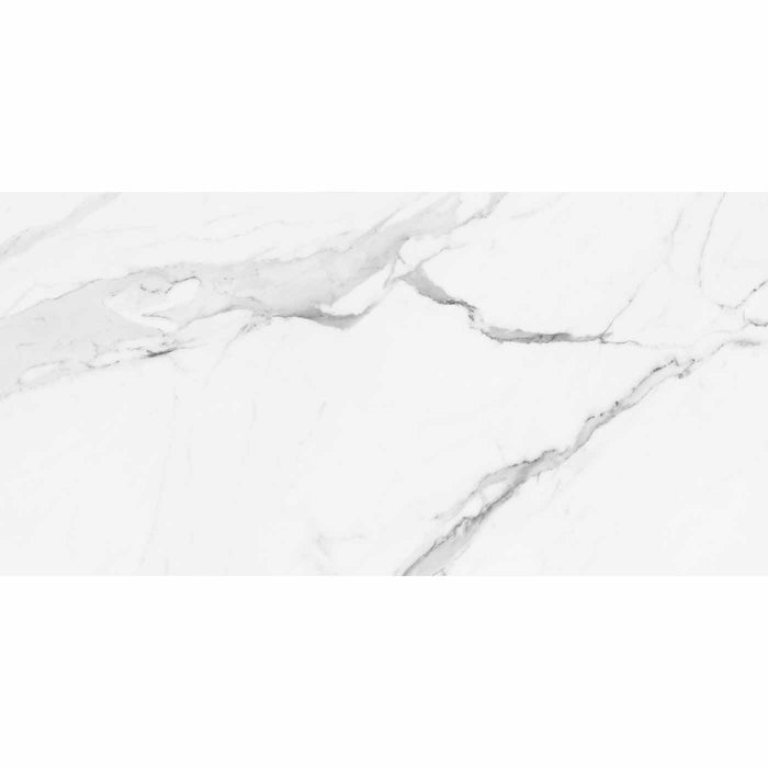 Statuary Blanco Polished Porcelain tile 60x120cm-Porcelain tile-Geotiles Ceramica-Tile.co.uk