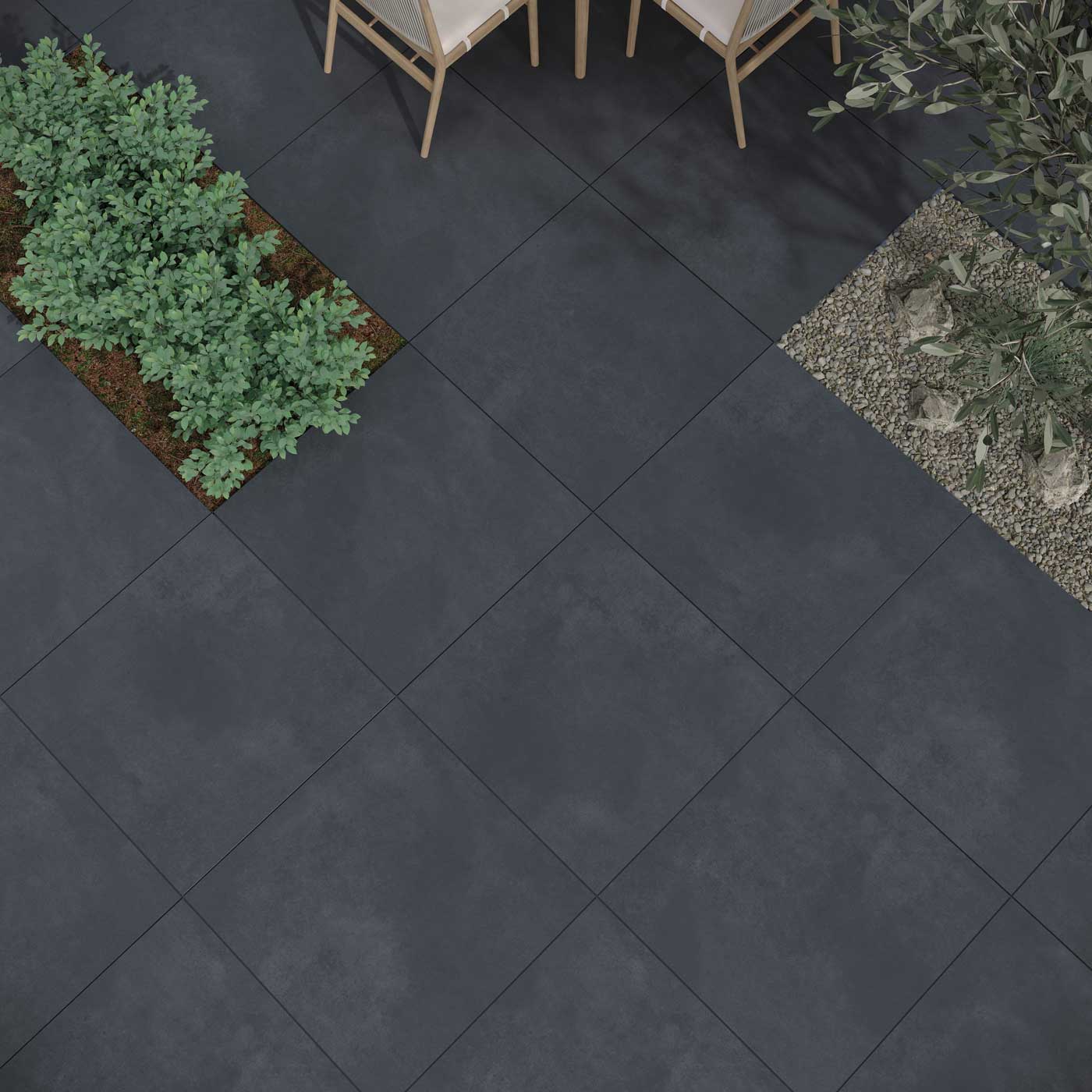 Image of Moon Ash Outdoor tile 80x80x2cm-20mm Porcelain tile-Tile Space-Tile.co.uk