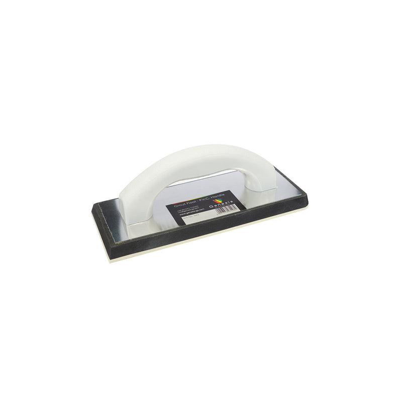 Image of White plastic tool with a black base on a white background