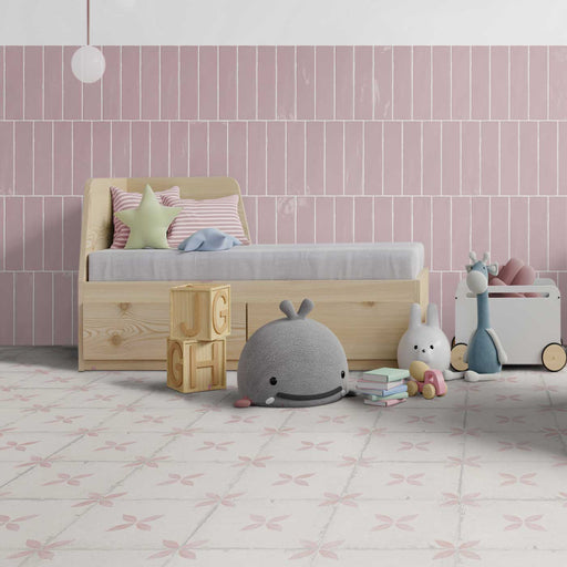 Maria Rosa pattern floor tile 25x25cm-Pattern tile-Keros-Tile.co.uk