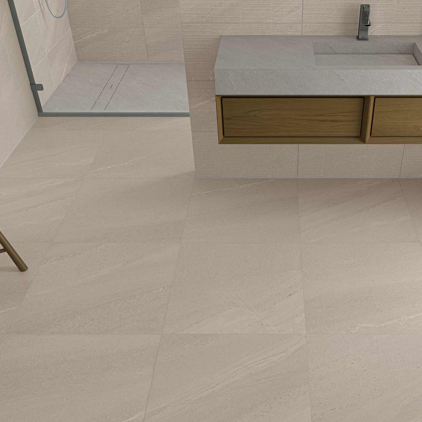 Image of Devaney Sand Floor tile 60x60cm-Porcelain tile-Cifre-tile.co.uk
