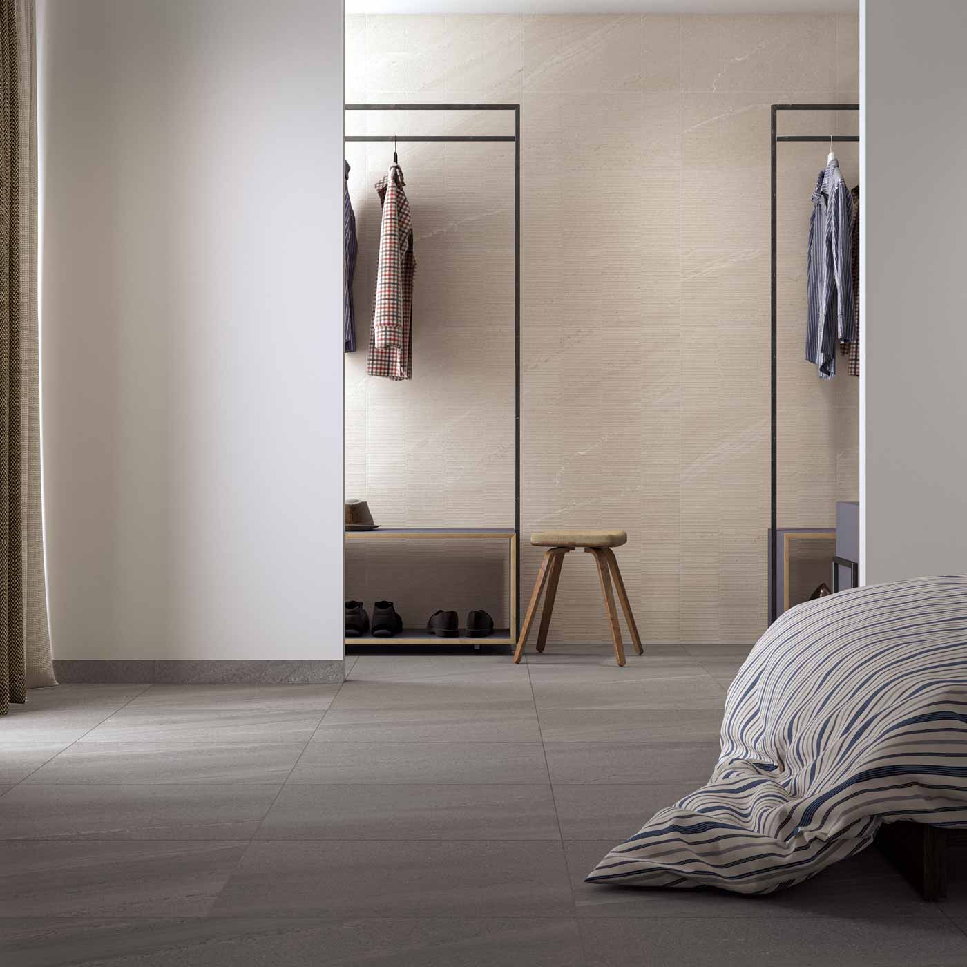 Image of Devaney Greige Floor tile 60x60cm-Porcelain tile-Cifre-tile.co.uk
