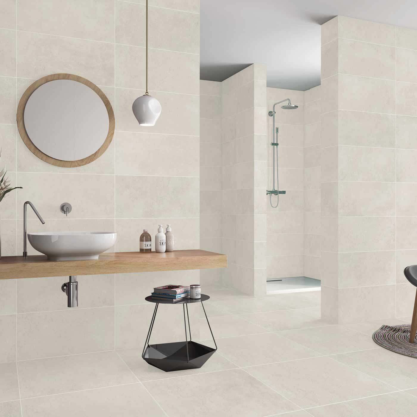 Image of Rimini Beige Porcelain tile 30x60cm-Porcelain tile-Stile Ceramica-Tile.co.uk