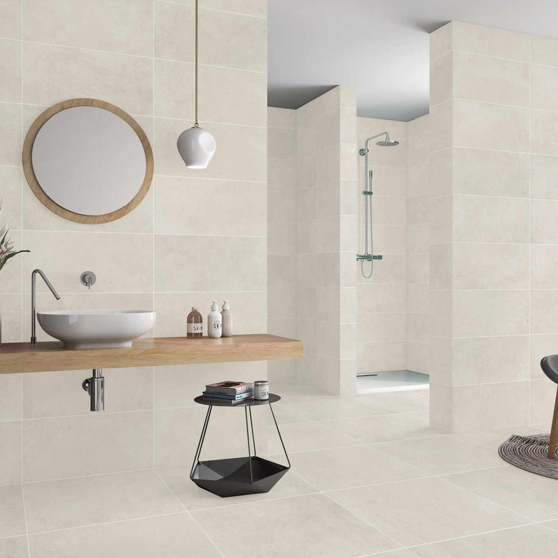 Image of Rimini Beige Porcelain tile 30x60cm-Porcelain tile-Stile Ceramica-Tile.co.uk