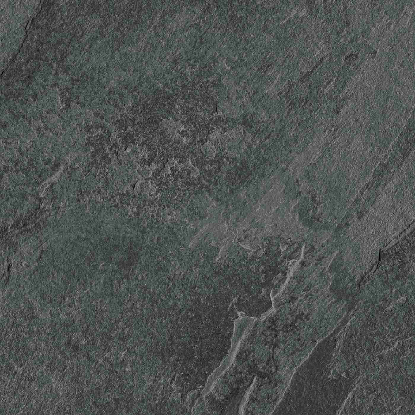 Image of Dark slate stone texture with mottled gray and green tones and natural veining.