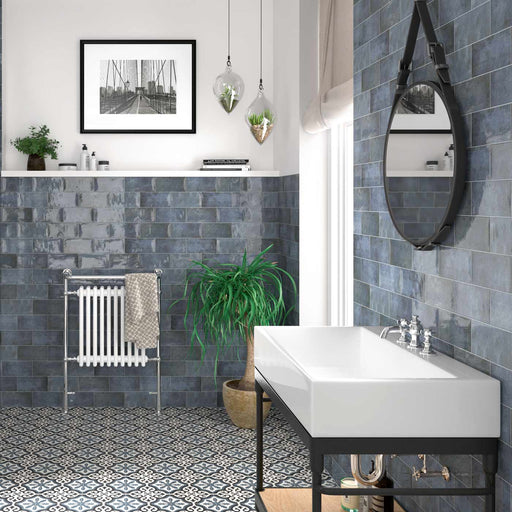 Jenson Azul Brick tile 10x20cm-Brick style tiles-Mainzu Ceramica-tile.co.uk