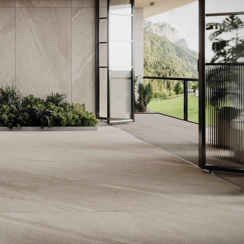 Image of Dales Sand Outdoor Porcelain tile 60x90cm-20mm Porcelain tile-Monumental-Tile.co.uk