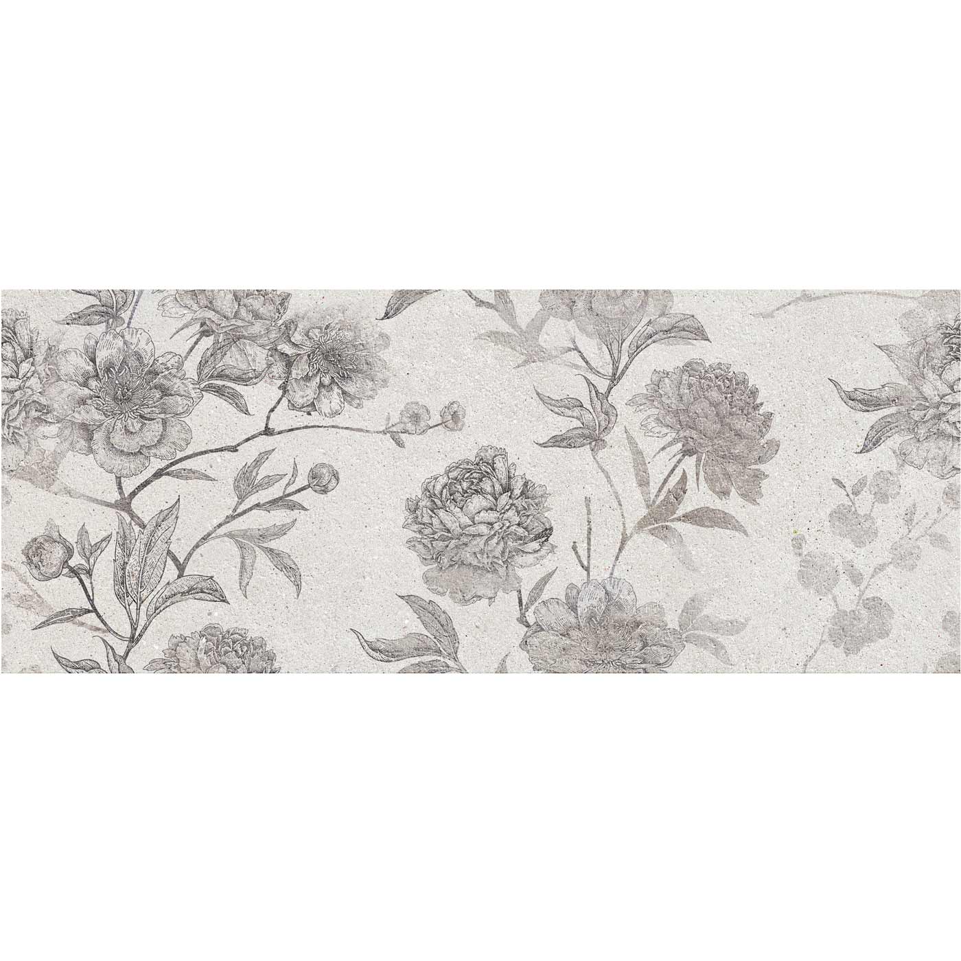Image of Free Sample - Piazza Malone White Decor tile - 10x10cm-sample-sample-Tile.co.uk