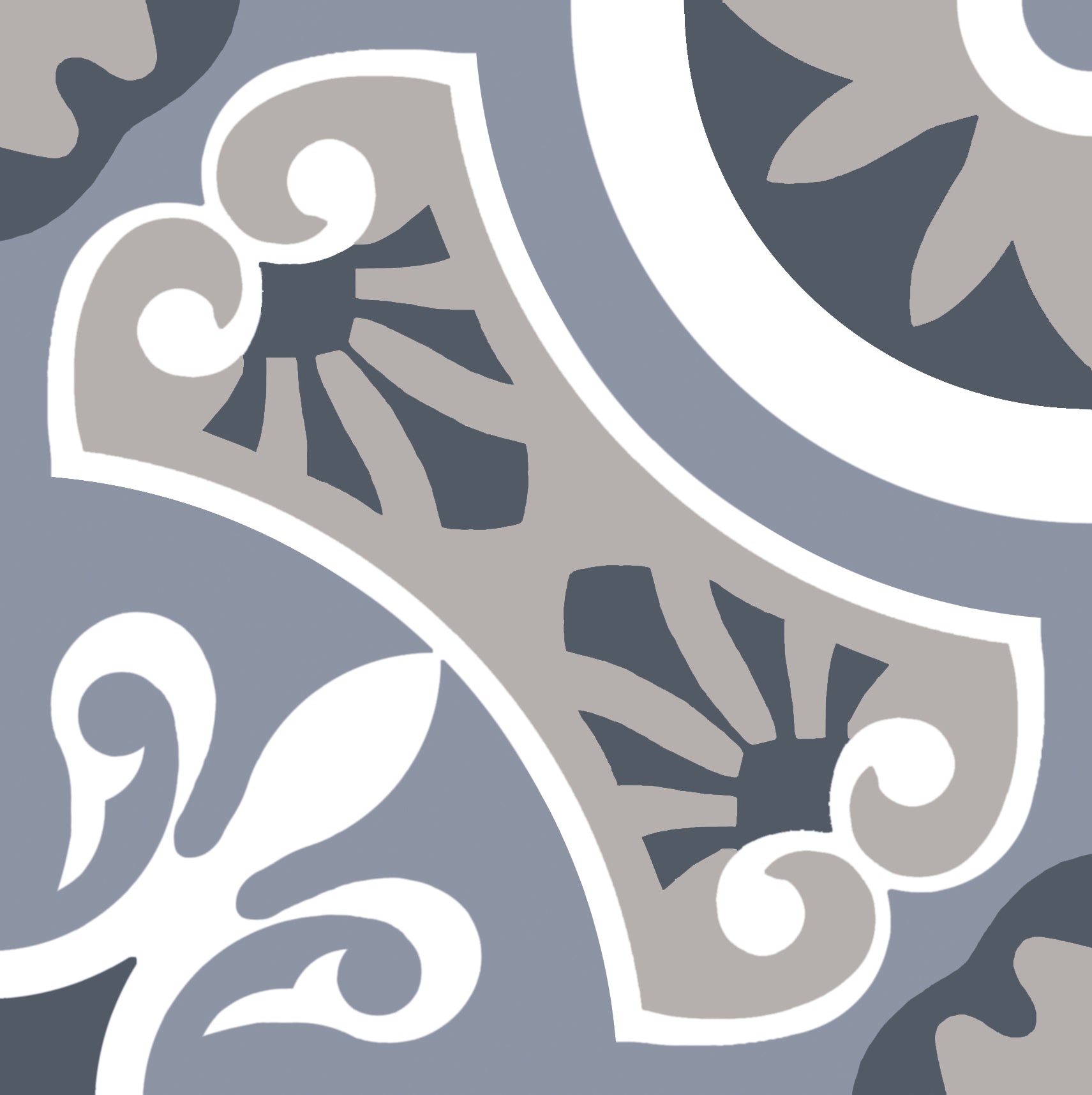 Image of Heritage Azul Pattern tile 22.5x22.5cm-Pattern tile-Cerlat-Tile.co.uk