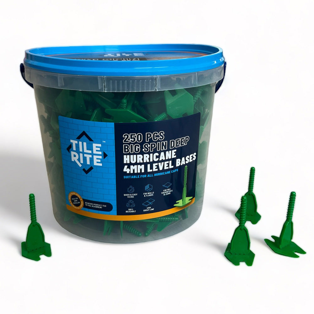 Image of 4mm Big Spin Deep Hurricane Level Bases-Spacer-Tile Rite-Tile.co.uk