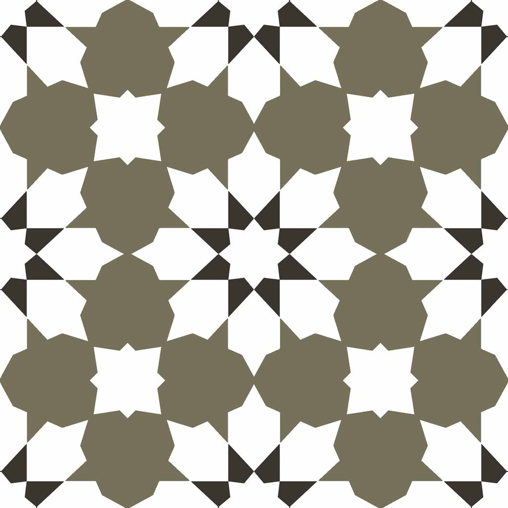 Valcue Grey Patterned Porcelain Tile 20 x 20cm