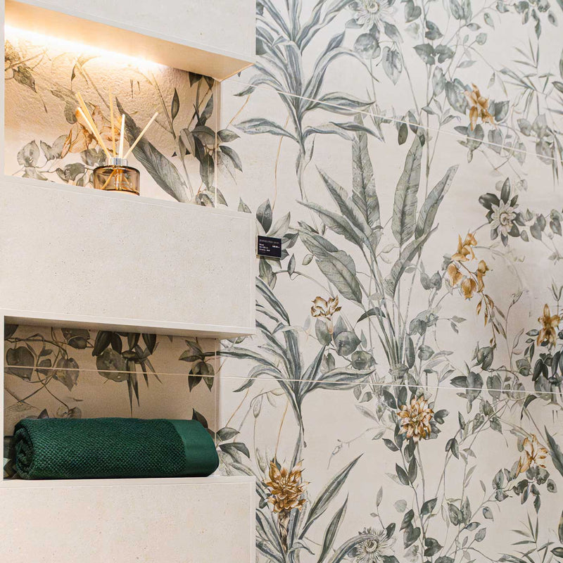 Image of Piazza Peek Sand Decor tile 60x120cm-Ceramic Wall tile-Cifre-Tile.co.uk