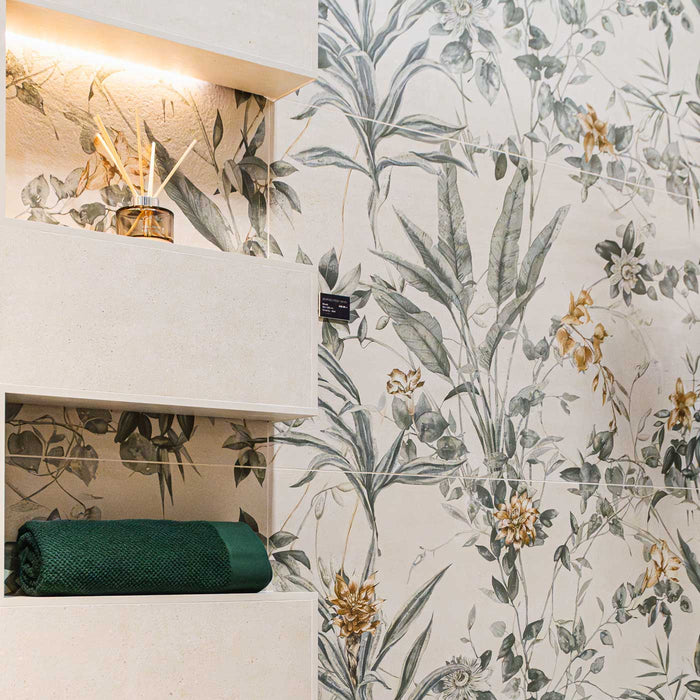 Piazza Peek Sand Decor tile 60x120cm-Ceramic Wall tile-Cifre-Tile.co.uk