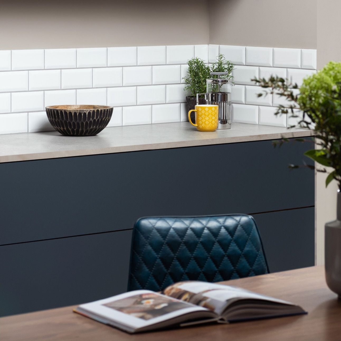 Image of Brilliant White Metro Tile 15x7.5cm-Ceramic wall tile-Original Style-Tile.co.uk