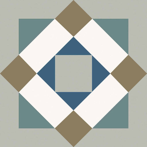 Paid Sample - Brompton Kensington Pattern FULL tile - Delivered separately by Ca Pietra-sample-sample-tile.co.uk