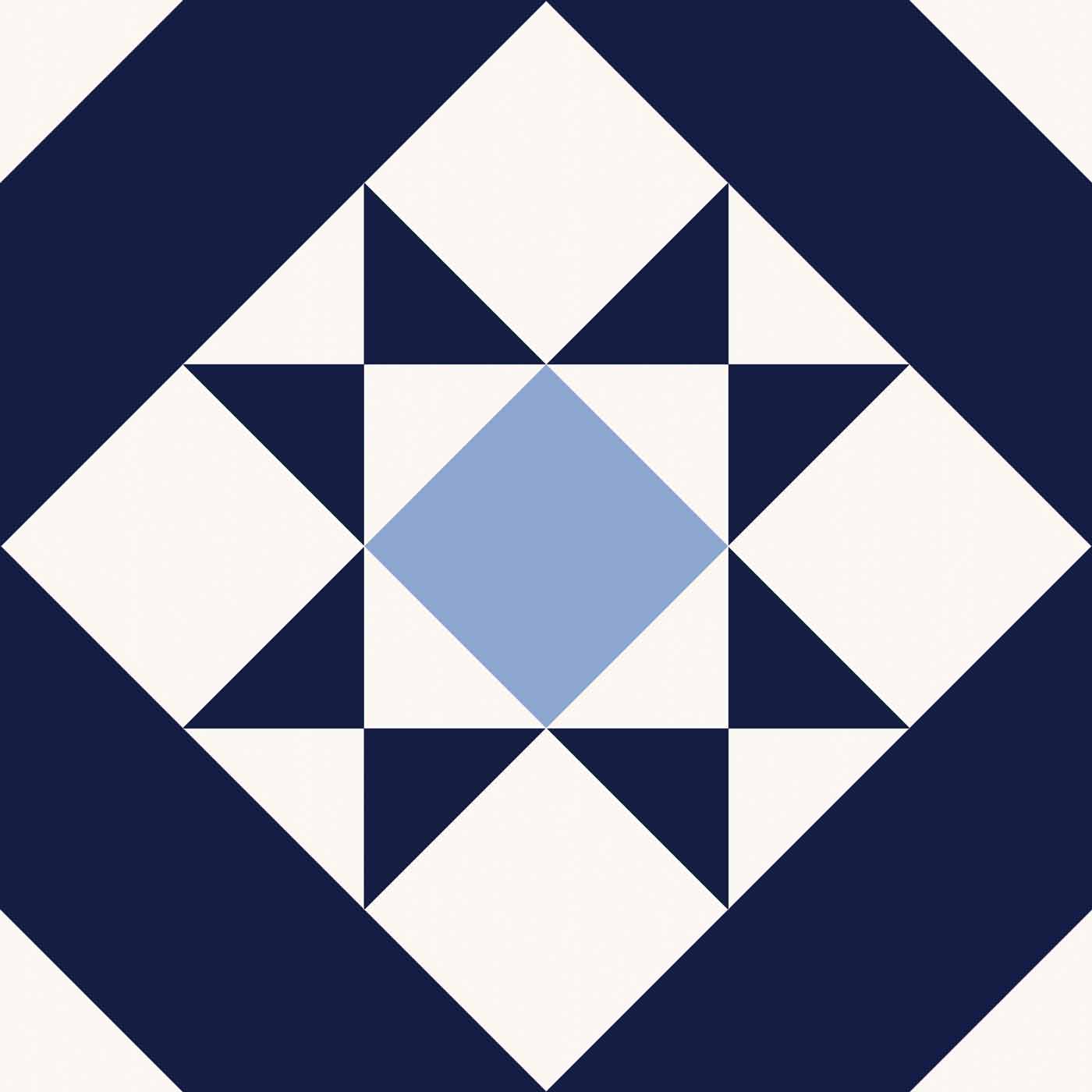 Image of Brompton Kew Pattern tile 20x20cm-Pattern tile-Ca Pietra-tile.co.uk