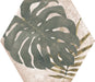 Botanical Pattern Hexagon tile 22.5x25.9cm-Hexagon tile-Cerlat-Tile.co.uk