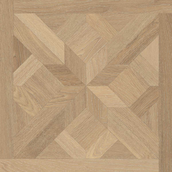 French Parquet Oak 60x60cm wood effect floor tile —