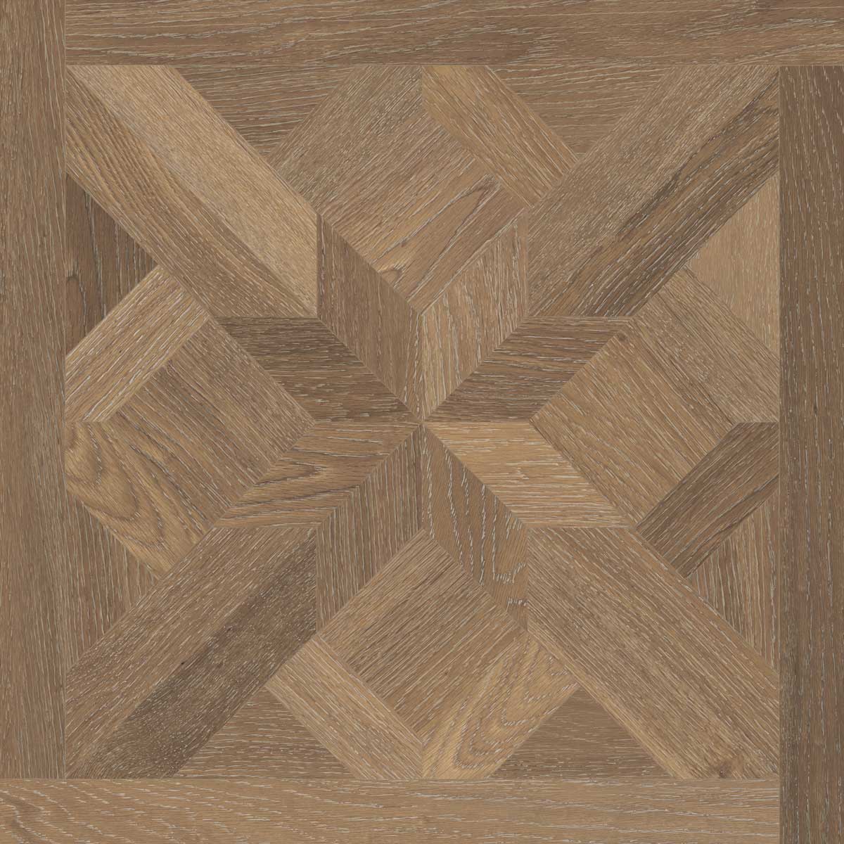 Image of French Parquet Walnut floor tile 60x60cm-Wood effect tile-Cifre-tile.co.uk